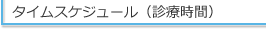 タイムスケジュール